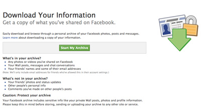 Facebook Backup by ribit