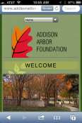 Addison Arbor Foundation Mobile